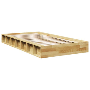 Massivholzbett Eiche 90x200 cm