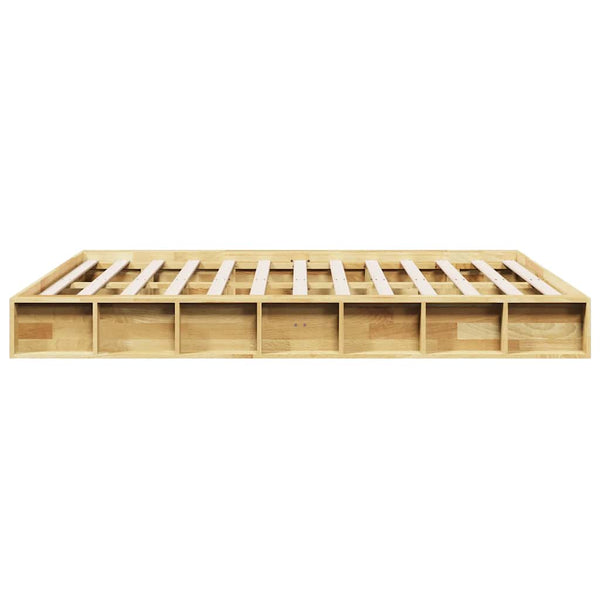 Massivholzbett Eiche 140x200 cm ohne Matratze