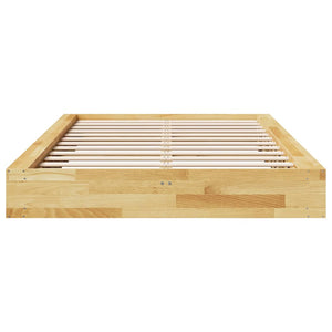 Massivholzbett 120x190 cm Eiche ohne Matratze