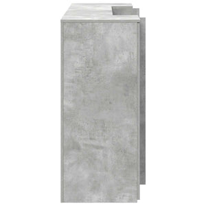 Betongraue Empfangstheke, 180 cm