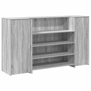 Empfangstheke Grau Sonoma 180 cm