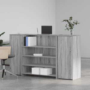 Empfangstheke Grau Sonoma 180 cm