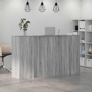 Empfangstheke Grau Sonoma 180 cm