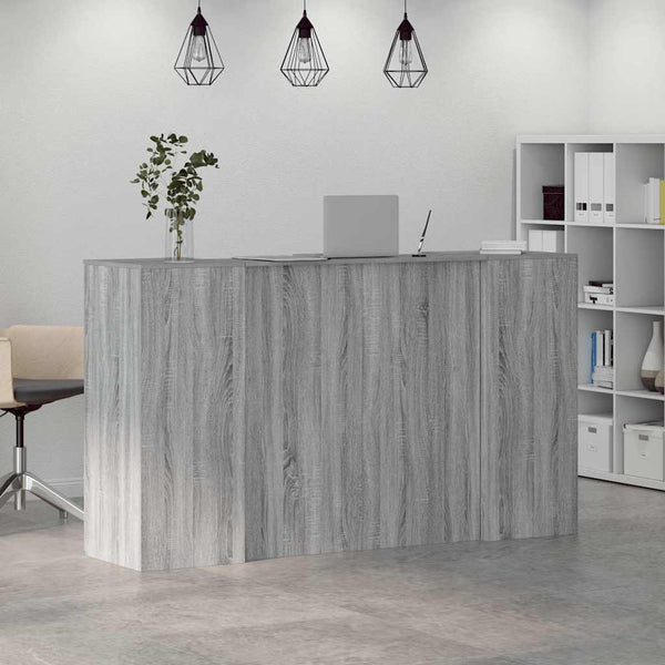 Empfangstheke Grau Sonoma 180 cm