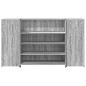 Empfangstheke Grau Sonoma 180 cm