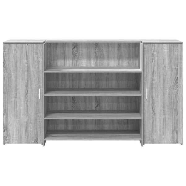 Empfangstheke Grau Sonoma 180 cm