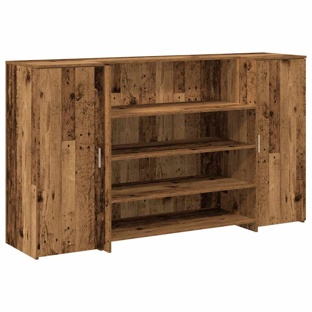 Empfangstheke Altholz-Optik 180 cm
