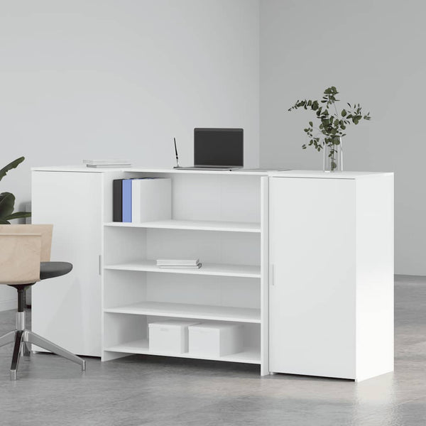 Weißer Empfangstresen, 200 cm