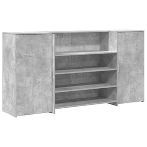 Empfangstheke Betongrau 200 cm