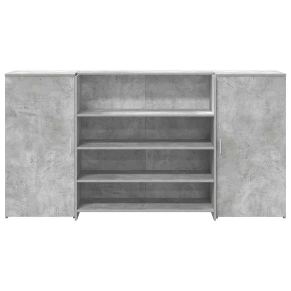 Empfangstheke Betongrau 200 cm