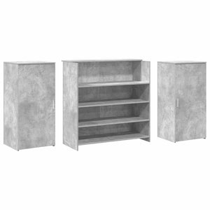 Empfangstheke Betongrau 200 cm