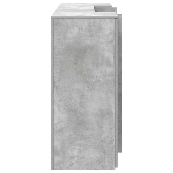 Empfangstheke Betongrau 200 cm
