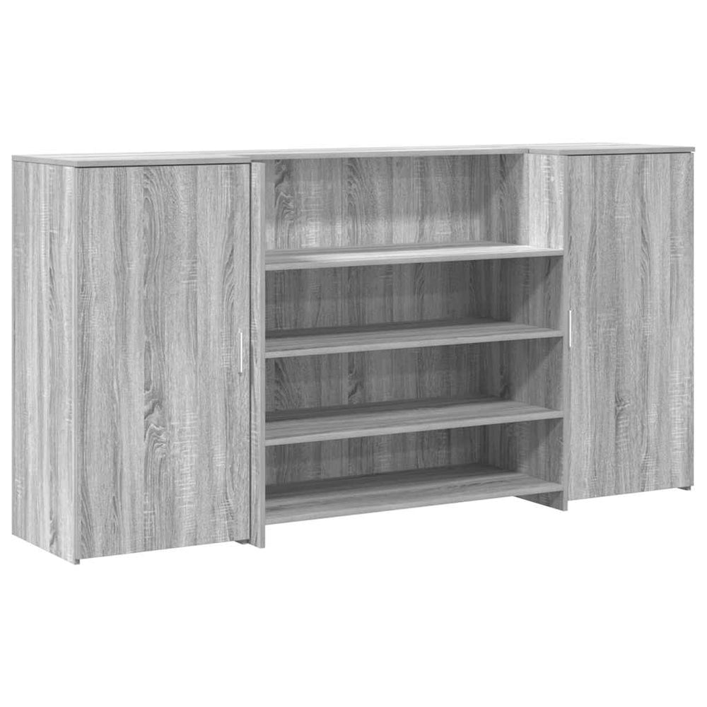 Empfangstheke Grau Sonoma 200 cm