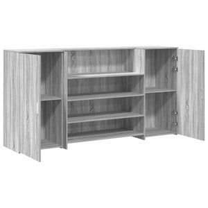 Empfangstheke Grau Sonoma 200 cm