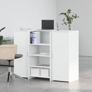 Weiße Empfangstheke 135 cm