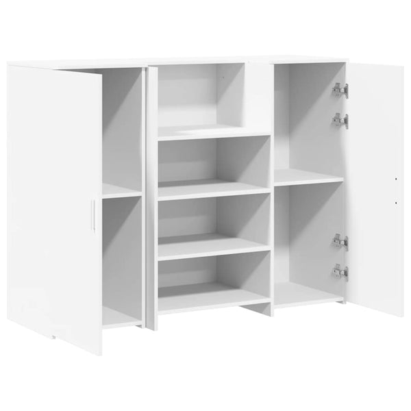 Weiße Empfangstheke 135 cm