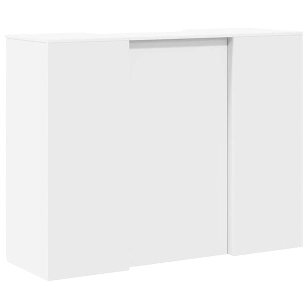 Weiße Empfangstheke 135 cm