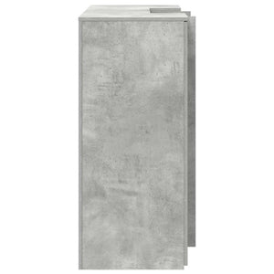 Betongraue Empfangstheke, 135 cm