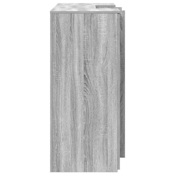 Empfangstheke Grau Sonoma 135cm