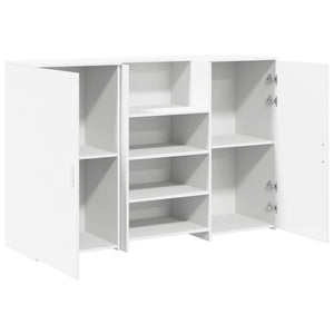 Weiße Empfangstheke 155 cm