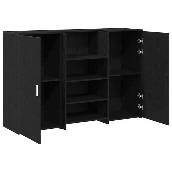 Empfangstheke Schwarz Eiche 155cm