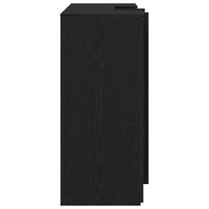 Empfangstheke Schwarz Eiche 155cm