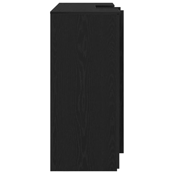 Empfangstheke Schwarz Eiche 155cm