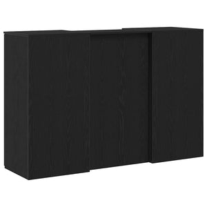 Empfangstheke Schwarz Eiche 155cm