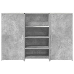 Betongraue Empfangstheke, 155 cm