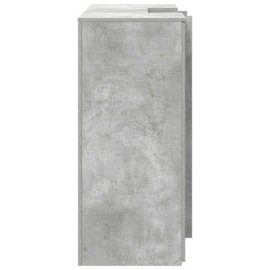 Betongraue Empfangstheke, 155 cm