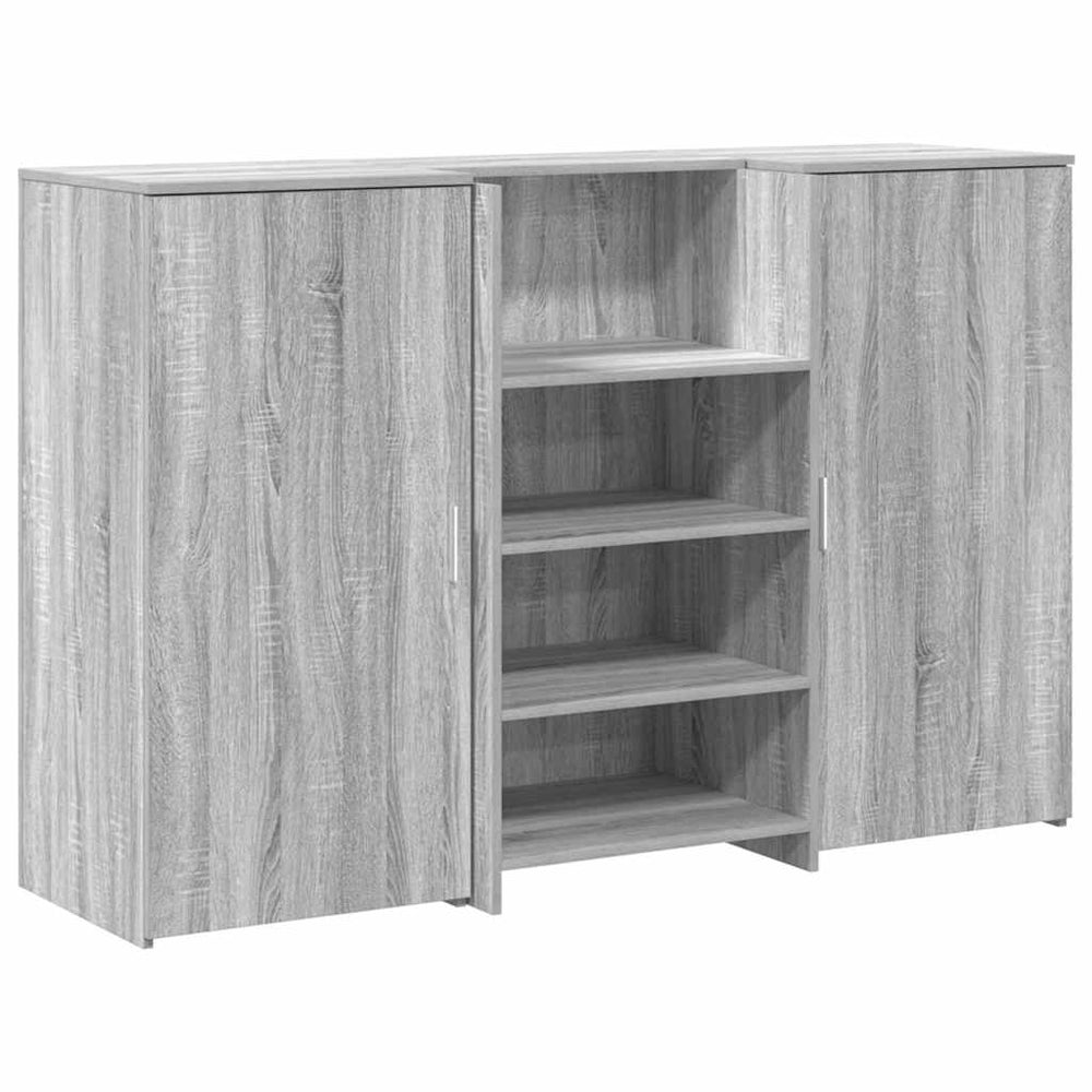 Empfangstheke Grau Sonoma 155 cm