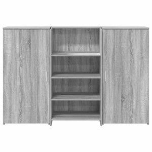 Empfangstheke Grau Sonoma 155 cm