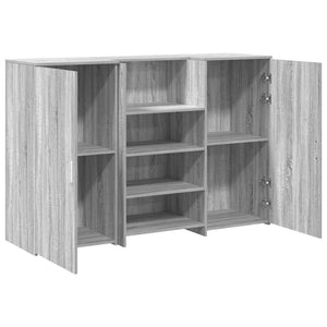 Empfangstheke Grau Sonoma 155 cm