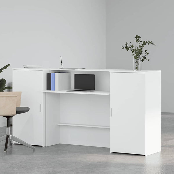 Weiße Empfangstheke 200 cm