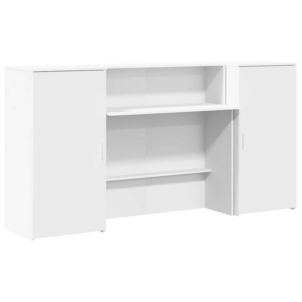 Weiße Empfangstheke 200 cm