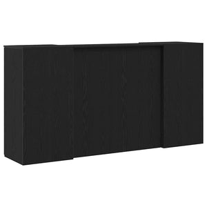 Empfangstheke Schwarz Eiche 200 cm