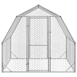 Verzinkter Hühnerstall 2,5x2x2,25 m