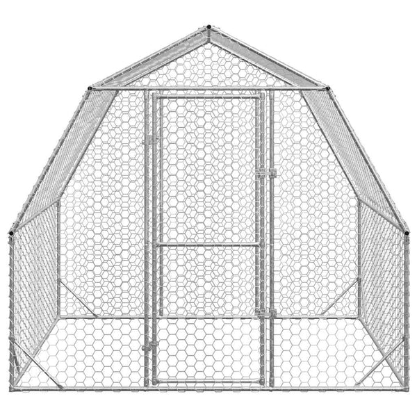 Verzinkter Hühnerstall 2,5x2x2,25 m