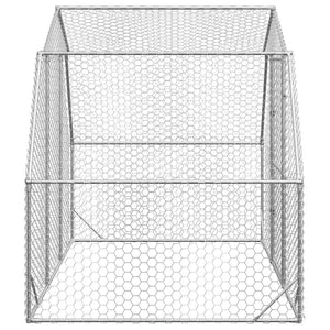 Verzinkter Hühnerstall 2,5x2x2,25 m