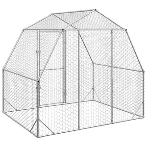 Verzinkter Hühnerstall 2,5x2x2,25 m