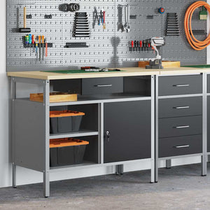 Werkbank mit Schubladen 100x55x85 cm