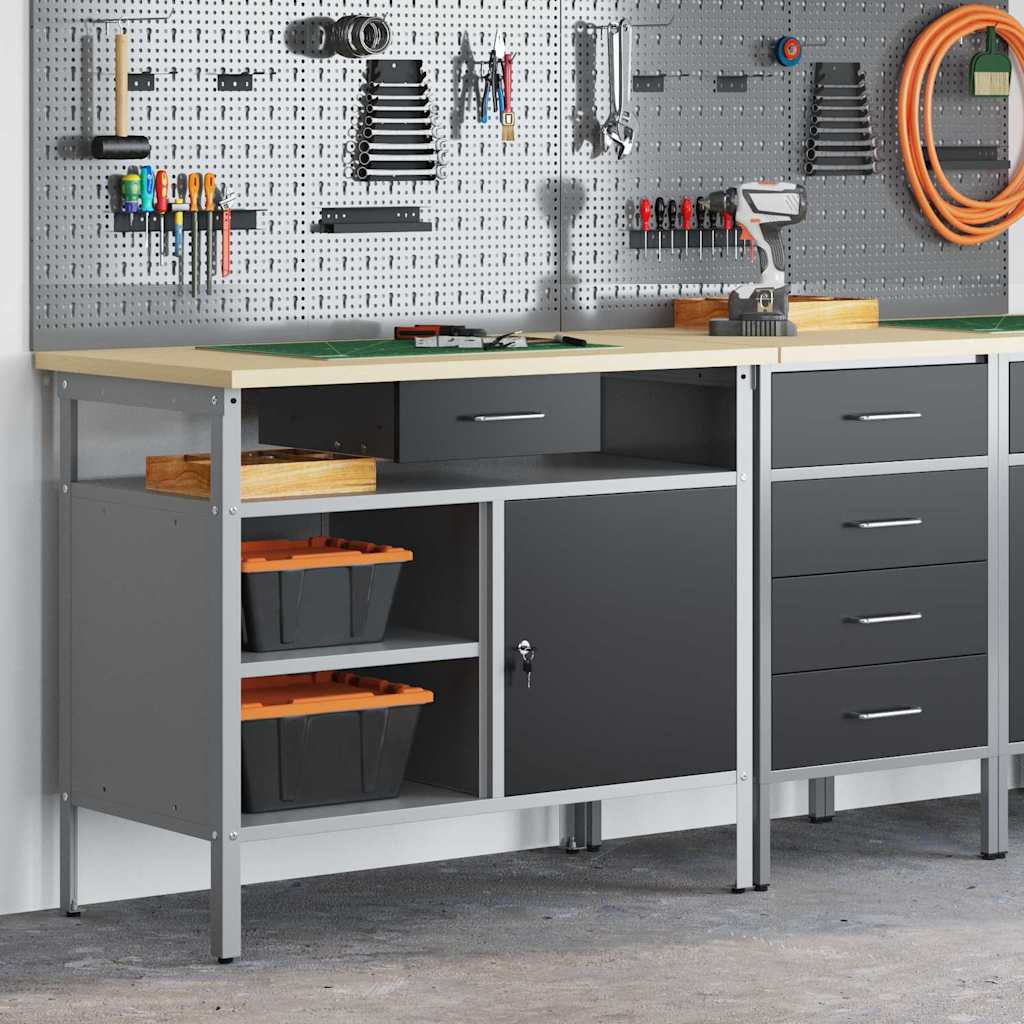 Werkbank mit Schubladen 100x55x85 cm