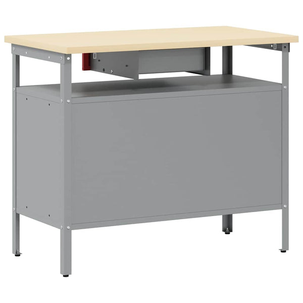 Werkbank mit Schubladen, Regal – 100x55x85cm
