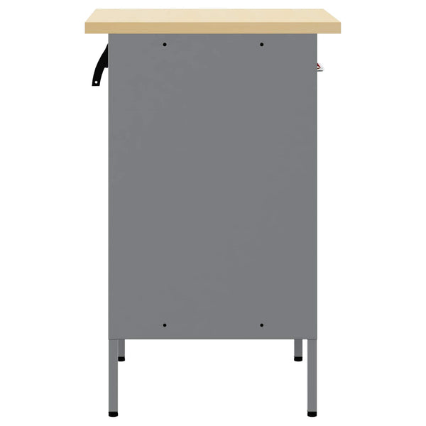 Werkbank Rot/Grau 50x55x85cm