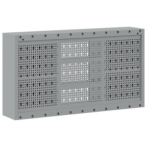 Werkzeugschrank mit Regal Schwarz/Grau 100x20x55cm