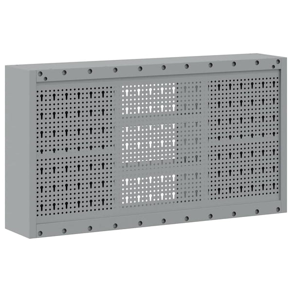Werkzeugschrank mit Regal Schwarz/Grau 100x20x55cm
