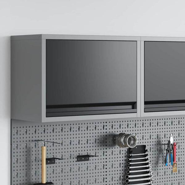 Werkzeugschrank mit Stauraum Schwarz/Grau 50cm