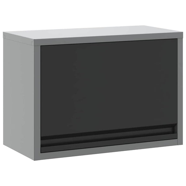 Werkzeugschrank mit Stauraum Schwarz/Grau 50cm