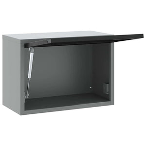 Werkzeugschrank mit Stauraum Schwarz/Grau 50cm