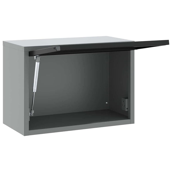 Werkzeugschrank mit Stauraum Schwarz/Grau 50cm